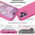 thumbnail image 2 of Dteck for iPhone 14 Pro Max Case,Upgrade Defender Liquid Silicone Case,Enhanced Camera Protection Soft Anti-Scratch Microfiber Lining Shockproof Phone Case for iPhone 14 Pro Max,Rose, 2 of 5
