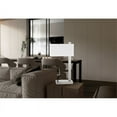 thumbnail image 5 of Cal Lighting Drancy 1-Light Metal & Fabric Desk Lamp in Brushed Steel Silver, 5 of 5