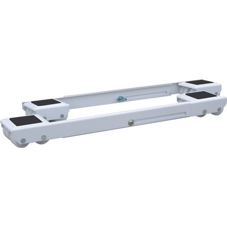 Shepherd Hardware 9601E Stamped Steel Adjustable Appliance Rollers, 2-Pack