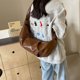 thumbnail image 5 of Bolso Satchel Fruncido Croissant Hobo Bag Mujer PU Cierre Para Fiesta, 5 of 9
