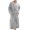 Gray, variant on Lovskoo Women's And Men's Fleece Shawl Collar Bathrobe Long Towel Robe With Pockets Wedding Engagement Gifts for Couples Hot Pink