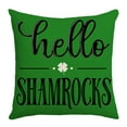 thumbnail image 1 of Funda de almohada con estampado irlandés, funda de almohada decorativa para el Día de San Patricio, cojín para sofá, cojín para asiento., 1 of 2