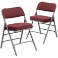 thumbnail image 4 of HYHBIBOOM 2 Pack Premium Curved Triple Braced &amp; Double Hinged Gray Fabric Metal, 4 of 7
