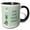 Black/White, variant on 3drose, Emoji Image with Text of Choose Joy, 11oz Two-tone Blue Mug