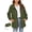 Army Green, variant on Packable Rain Jacket Women Waterproof Lightweight Rain Coats with Hood Zip Up Outdoor Hiking Travel Windbreaker