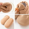 thumbnail image 5 of ZACPNCV Newborn Baby Cotton Booties Non-Slip Sole for Toddler Boys Girls Infant Winter Warm Fleece Cozy Socks Shoes Khaki, 5 of 7
