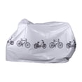 thumbnail image 1 of Cubierta de lluvia para bicicleta, cubierta antipolvo para bicicleta, impermeable, útil y duradera, cubierta de almacenamiento para bicicleta de carre Fino 230g Gris, 1 of 8