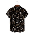thumbnail image 4 of Camisa hawaiana holgada a la moda para hombre, camisa informal con estampado colorido para fiesta en la playa, manga corta, talla grande 5XL, 4 of 5