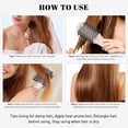 thumbnail image 6 of TOME Travel Hair Dryer Brush,Dual Voltage Mini Hot Air Brush 2 inch Volumizer,Pink, 6 of 8