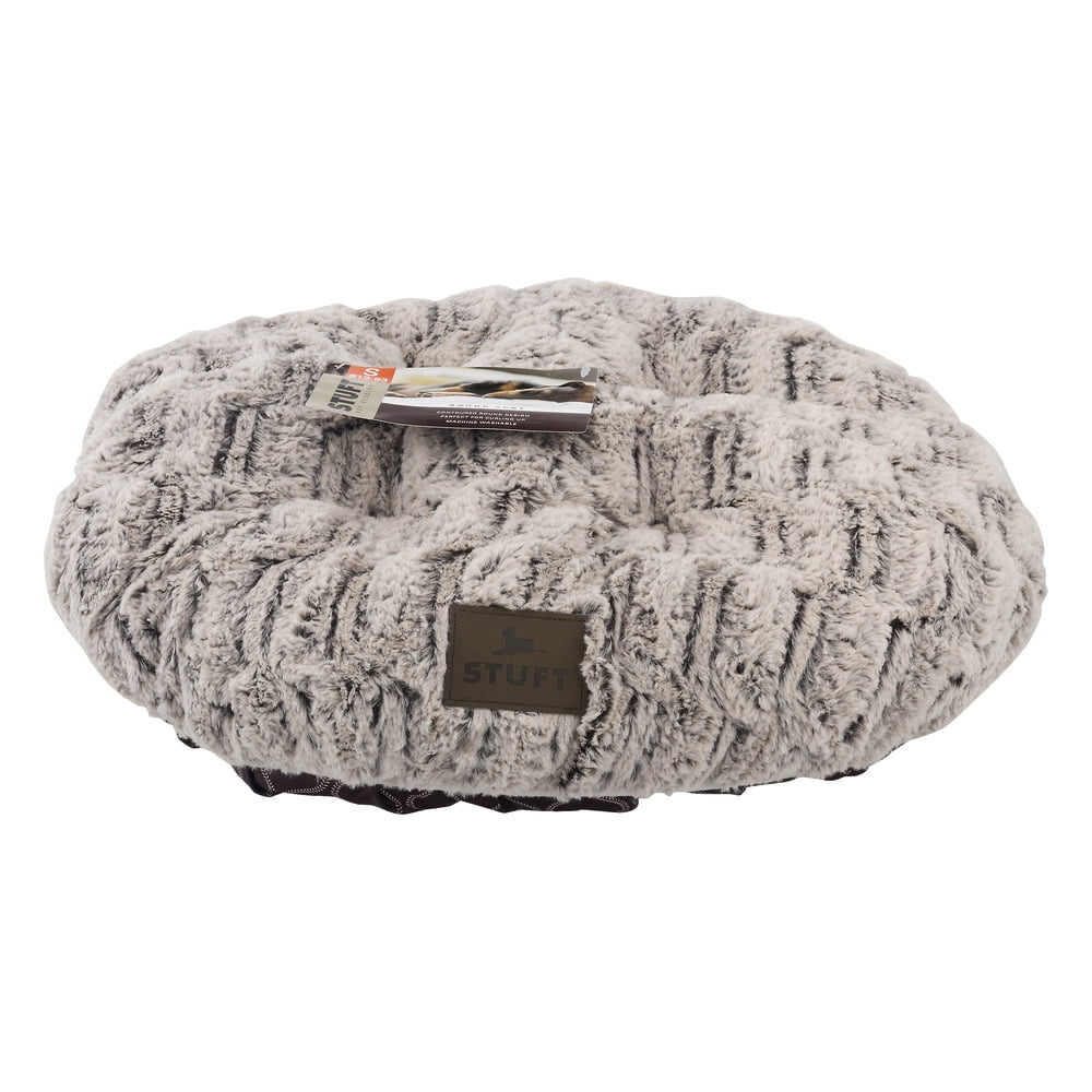 Stuft Round Spot Pet Bedding, Small, Brown - Walmart.com ...