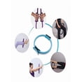 thumbnail image 4 of Pilates Ring, 15" Padded - Handle Lightweight Non - Pilates Equipment, Full - Body Toning Fitness Circle for Arms, Thighs & Core,Grey, 4 of 7
