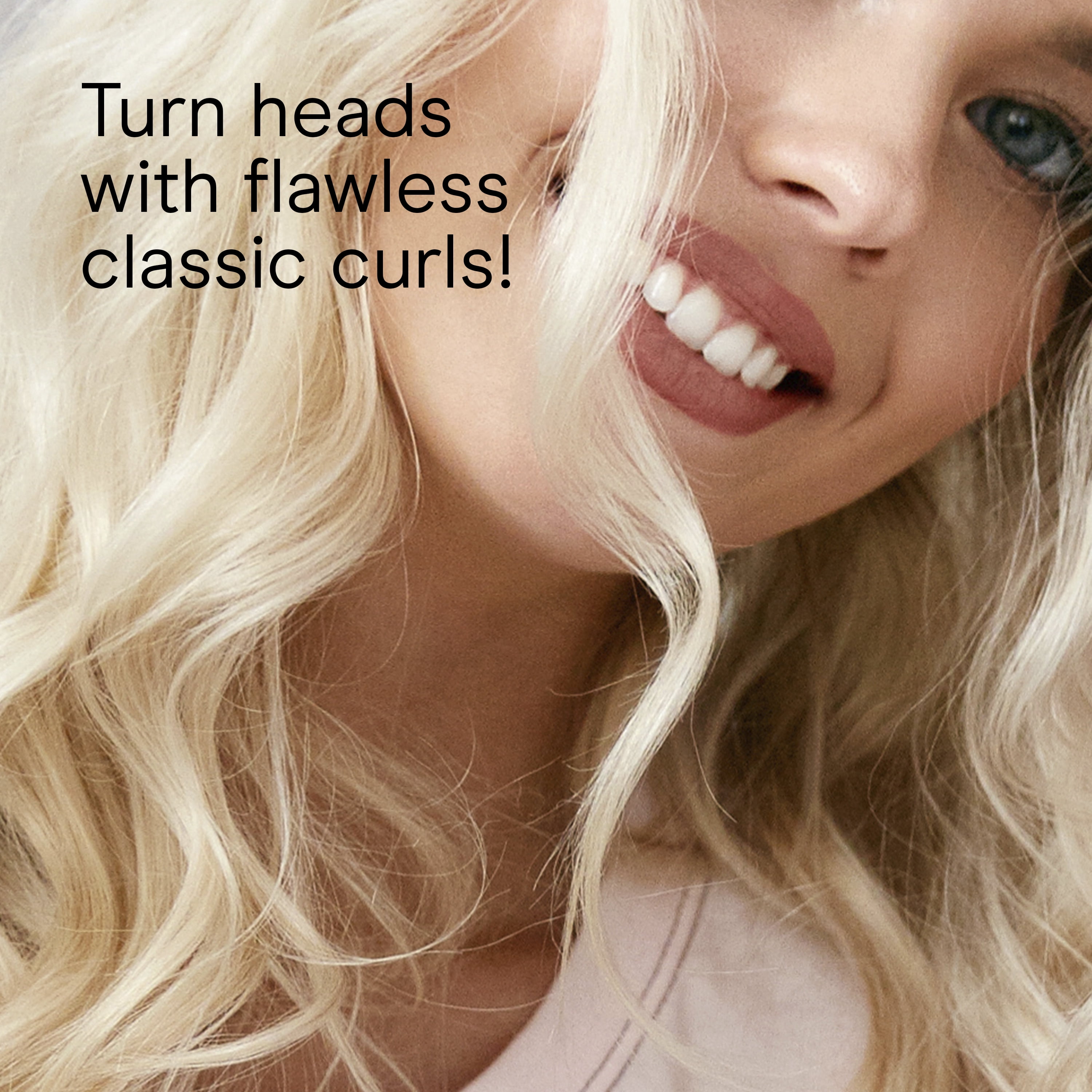 Conair Double Ceramic Curling Iron, 1” Barrel, Classic Curls, 5 LED Heat Settings, 1 Count