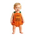 thumbnail image 4 of Baby Pumpkin Cute Embroidered Crawl Romper For Boys Girls Halloween Costume Soft, 4 of 9