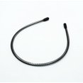 thumbnail image 1 of Diadema de metal para hombres y mujeres, diadema de moda con dientes ondulados antideslizantes, negro (ondulado ancho+primavera), 1 of 4