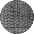 thumbnail image 1 of Ahgly Company Indoor Round Persian Gray Traditional Area Rugs, 3' Round, 1 of 1