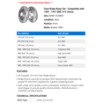 thumbnail image 2 of Front Brake Rotor Set - Compatible with 1983 - 1991 GMC S15 Jimmy 1984 1985 1986 1987 1988 1989 1990, 2 of 2