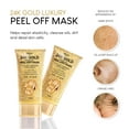 thumbnail image 2 of AZURE 24K Gold Firming Peel Off Face Mask- Anti Aging, Lifting, Illuminating & Revitalizing - Removes Blackheads, Dirt & Oils - With Hyaluronic Acid and Collagen - Skin Care Made in Korea - 150mL / 5., 2 of 7