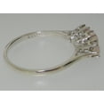 thumbnail image 4 of LBG 14k White Gold Natural Opal Womens Anniversary Ring - Size 4.75, 4 of 6