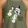 thumbnail image 3 of Bambi - Hello There - Juniors High Neck Tank Top, 3 of 5