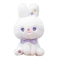 thumbnail image 4 of Conejo de Peluche Felpa 22 cm perfecl Decoración Dormitorio violeta, 4 of 8
