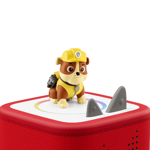 tonies PAW Patrol Rubble Audio Play Figurine for Portable Speaker, Small, Yellow, Plastic