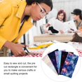 thumbnail image 4 of 5PCS Quilting Fabric DIY ProductionCraft Fabric Bundle Squares Multicolored Different Pattern for Patchwork DIY Sewing Scrapbooking, 4 of 9