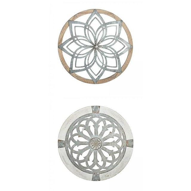 2 Medallones de Metal, 2 Medallones de Metal para Colgar en La Pared, Decorativos para