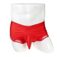 thumbnail image 3 of Bigersell Bikini Underwear for Women Clearance Seamless Underwear Women Thong Panty Style P-378 Nylon Brief Panties Cotton Thongs Briefs Mid Waist Women's Briefs Red L, 3 of 5