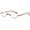 1x Red, variant on KOOSUFA Metal Half Moon Reading Glasses 2.00 Spring Hinge Women Men Half Frame Readers Eyeglasses Eyewear Red