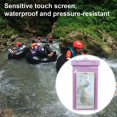 thumbnail image 2 of Waterproof Phone Pouch, Phone Waterproof Pouch, Waterproof Phone Cases Dry Bag with Lanyard, Universal Waterproof Cases Phone Dry Bag Pouch, Underwater Phone Protector Purple, 2 of 5