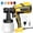 Black, variant on FOUKUS Paint Sprayer Gun: 800W Electric HVLP Paint Sprayer, 1400ML Large Capacity Handheld Sprayer for House Painting, Walls, Furniture & Cabinets