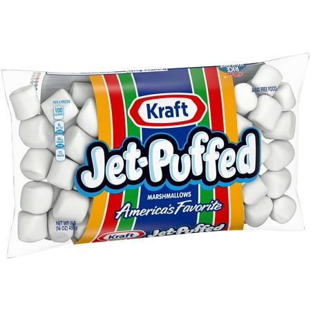 (4 Pack) Jet-Puffed Marshmallows, 16 oz Bag