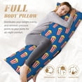thumbnail image 5 of Lsque Cute Popcorn Body Pillow Case Cover,Ultra-Soft Microfiber Bed Pillow Cases 20x54 inches,Elegant Bedding,Breathable Durable Pillow Cover with Envelope Closure, 5 of 8