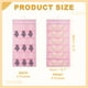 thumbnail image 2 of Organizador Colgante Uxcell, Bolsa de Almacenamiento para Sujetadores, Estantes de Almacenamiento Doble Cara para Ropa Interior y Calcetines, Rosa (6+6 Bolsillos), 2 of 7