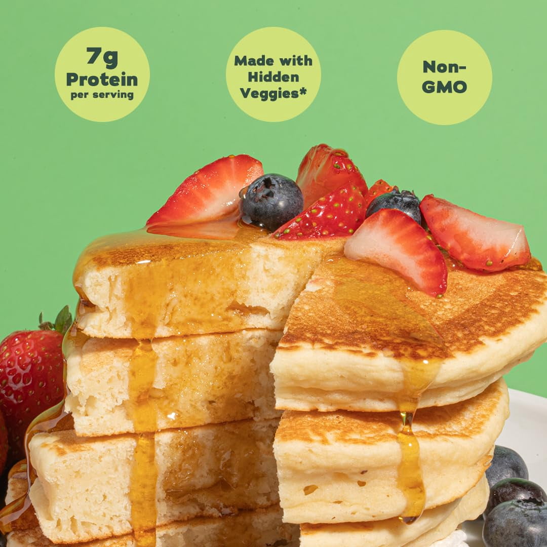 (Pack of 6) Hidden Harvest Pancake Mix Original 20 Oz