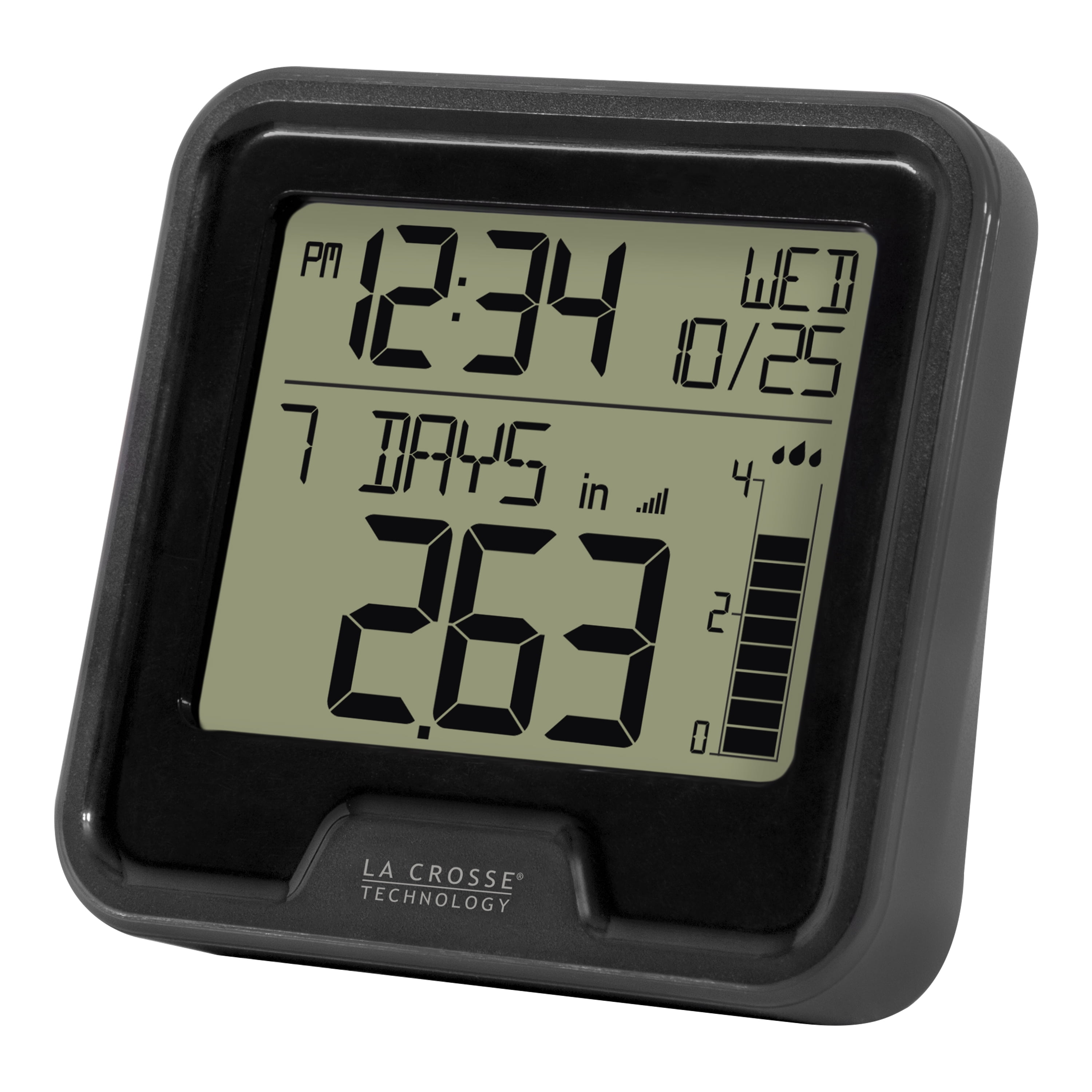 La Crosse Technology 724-1409 Wireless Digital Rain Gauge with Indoor Temperature