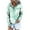 Green, variant on IROINNID Women's Long Sleeve Hoodie Mid-Length Print Leisure Cowl Neck Sweatshirts Sweaters Drawstring Tops, Multicolor