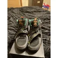 thumbnail image 5 of Jo r-dan sneakers for men size 9 color grey/rainbow, 5 of 5