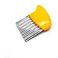 thumbnail image 2 of Stainless Steel Potato Carrot Chip Vegetable Crinkle Wavy Chopper Cutter French Fry Slicer 1 Pack/Set, 2 of 2