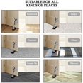 thumbnail image 4 of Door Stoppers Kickdown Door Stops Set of 3 Heavy Duty Doorstops Door Stops for Bottom of Door 4 Inch Easy Kick Down Door Stoppers Floor and Release Adjustable Door Stops, 4 of 7