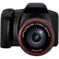 thumbnail image 1 of Cámaras HD 1080P Cámara de video digital Videocámara Cámara de grabación con zoom digital profesional 16X con lente gran angular Negro, 1 of 5