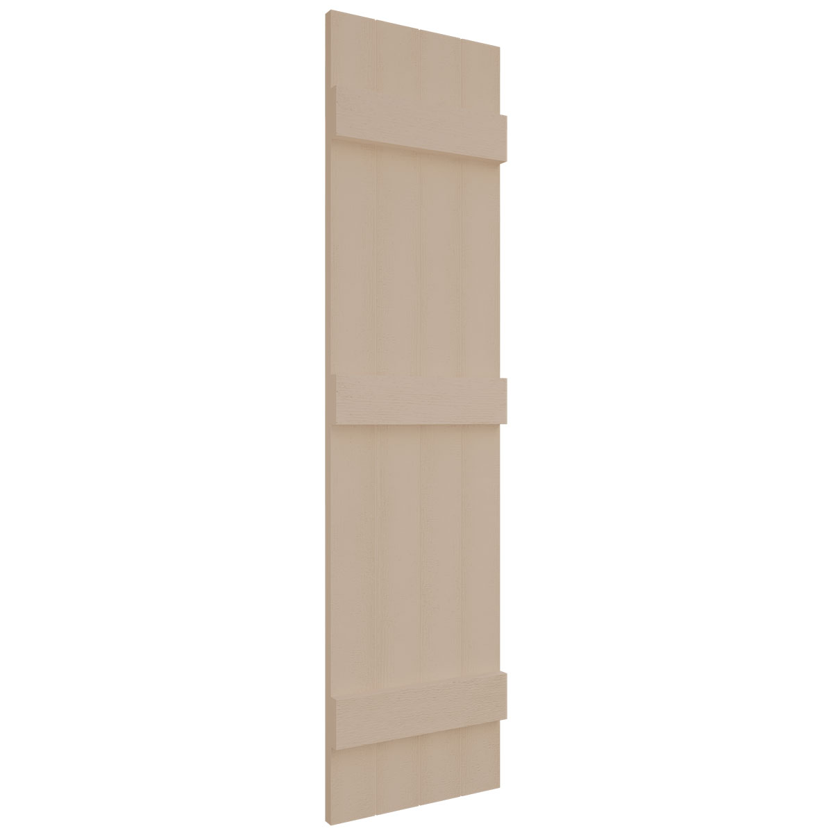 14"W x 63"H Mid-America Vinyl, Standard Size Four Board Joined Shutters, w/Installation Shutter-Lok's & Matching Screws, 023 - Wicker