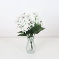 thumbnail image 5 of ZOELNIC 6 Bundles Artificial Fake Pansies Outdoors Flowers UV Resistant Silk Pansy Plastic Faux Plants for Home Outside Garden Window Box Farmhouse Planters Front Door Porch Patio Decor, White, 5 of 8