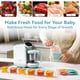 thumbnail image 5 of Baby Food Maker Chefhandy, batidora, vaporizadora, puré blanco y azul, 5 of 8