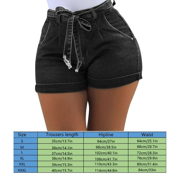 Xingzhi Women Denim Shorts Skinny Short Jeans Skinny Denim Shorts