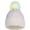 Sequin-white, variant on Winter Knit Hat with Pompom - Sparkly Sequin & Rhinestone Beanie, Warm Ski Cap for Boys & Girls Ages 3-14