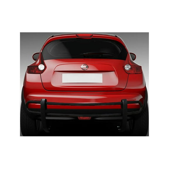 Black Horse Rear Bumper Guard Double Tube Black Compatible with 2011-2017 Nissan Juke-8NIJUA