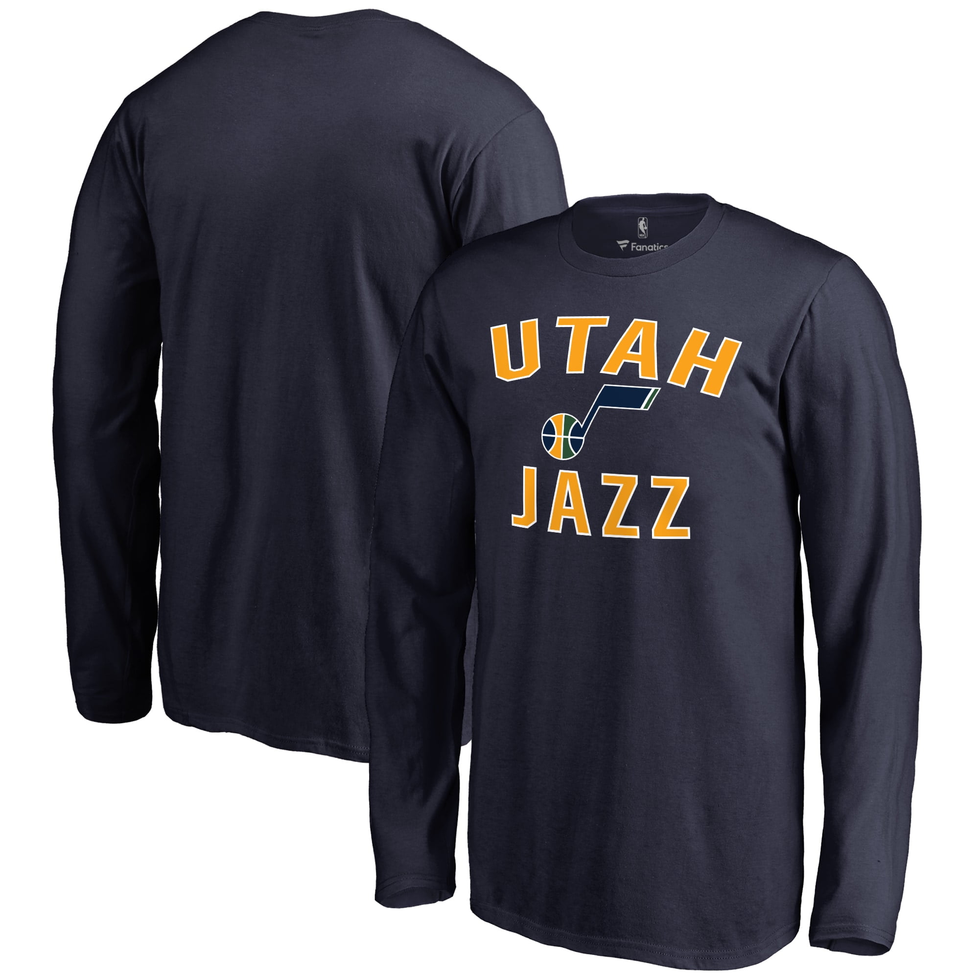 Utah Jazz Youth Victory Arch Long Sleeve T-Shirt - Navy - Walmart.com