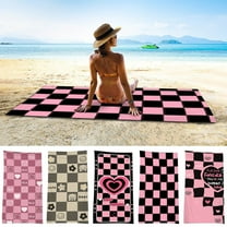 Xuniizn Bath Towel and Wash Cloths Set: 1* Beach Towel, polyester, Highly Absorbent & Fade Resistant