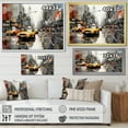 thumbnail image 4 of Designart "Streets of Harlem in Yellow Shades II" People Framed Wall Art - Global Yellow Harlem Renaissance Bedroom Framed Canvas Wall Art, 4 of 6